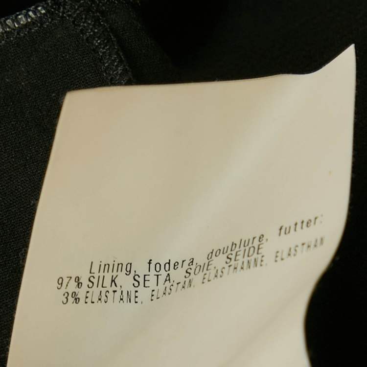 Pre Owned Missoni Multicolor Striped Lurex Knit Long Dress M