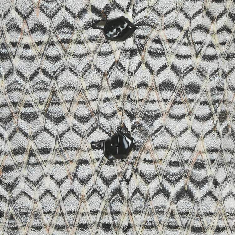 مملوكة مسبقًا Missoni Multicolor Patterned Lurex Knit Midi Dress M