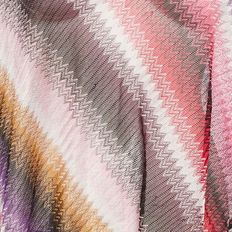 مملوكة مسبقًا Missoni  Multicolor Printed Striped Cape One Size