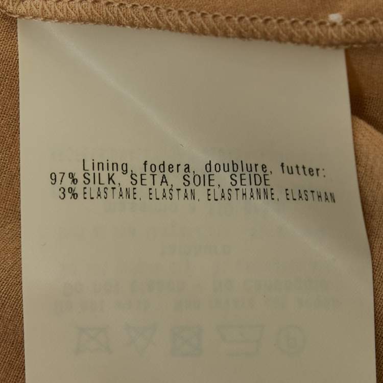 Pre Owned Missoni Multicolor Lurex Mesh Knit Maxi Skirt L