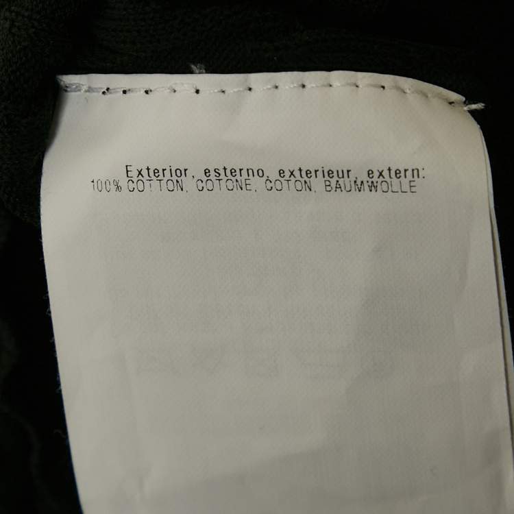 Pre Owned Missoni Black Textured Stretch Knit Crew Neck Top L