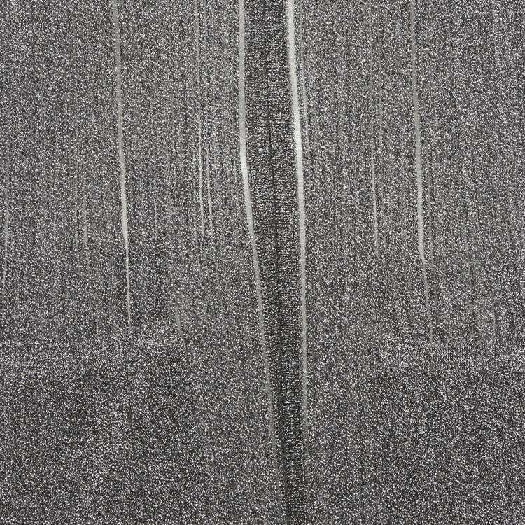 Pre Owned Missoni Silver Lurex Knit Maxi Dress S