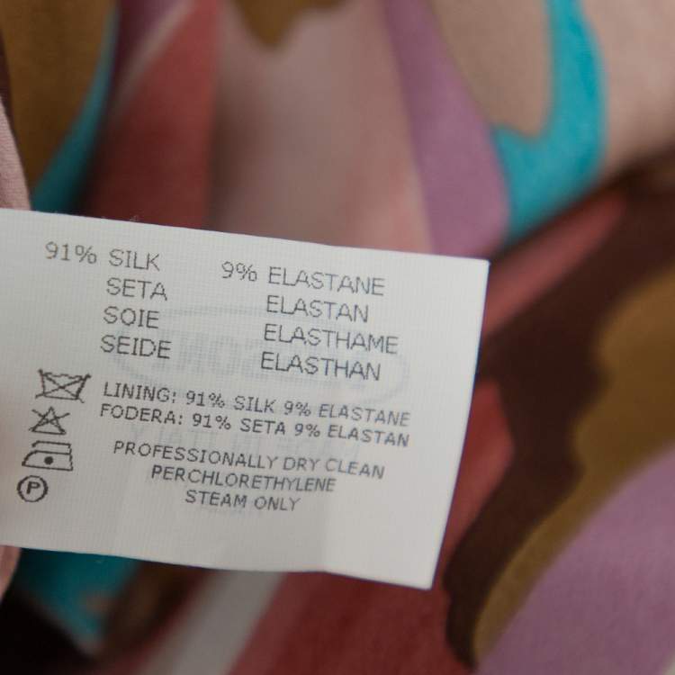 Pre Owned Missoni Multicolor Silk Embellished Cape Detail Sleeveless Maxi Dress M