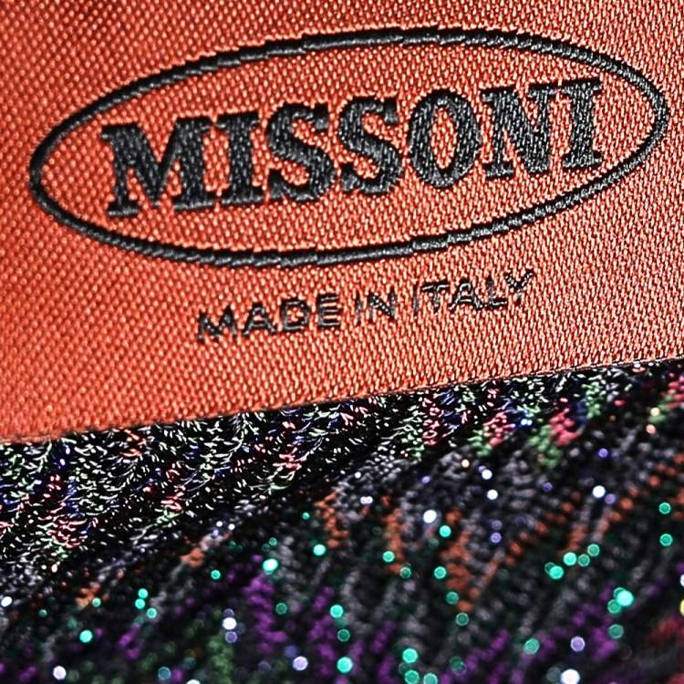 Pre Owned  Missoni Multicolored Knit Sleeveless Top M