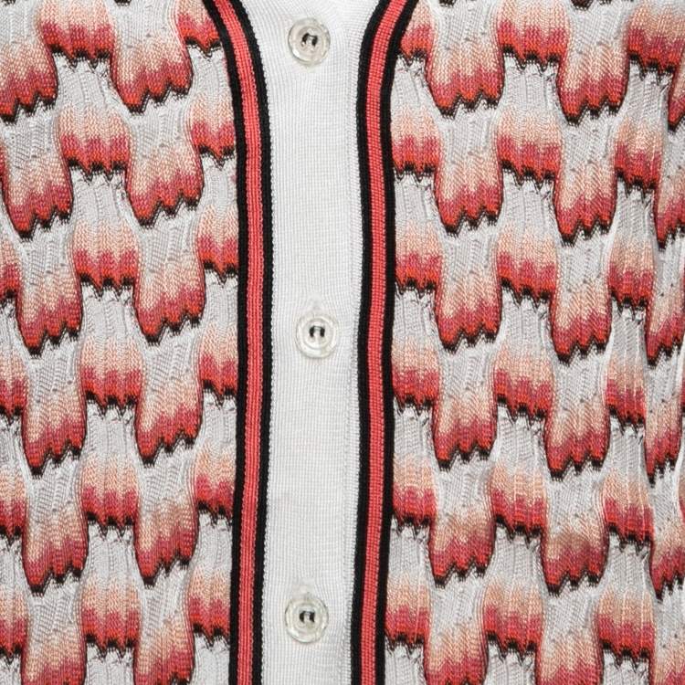 Pre Owned Missoni Multicolor Patterned Knit Sleeveless Top M