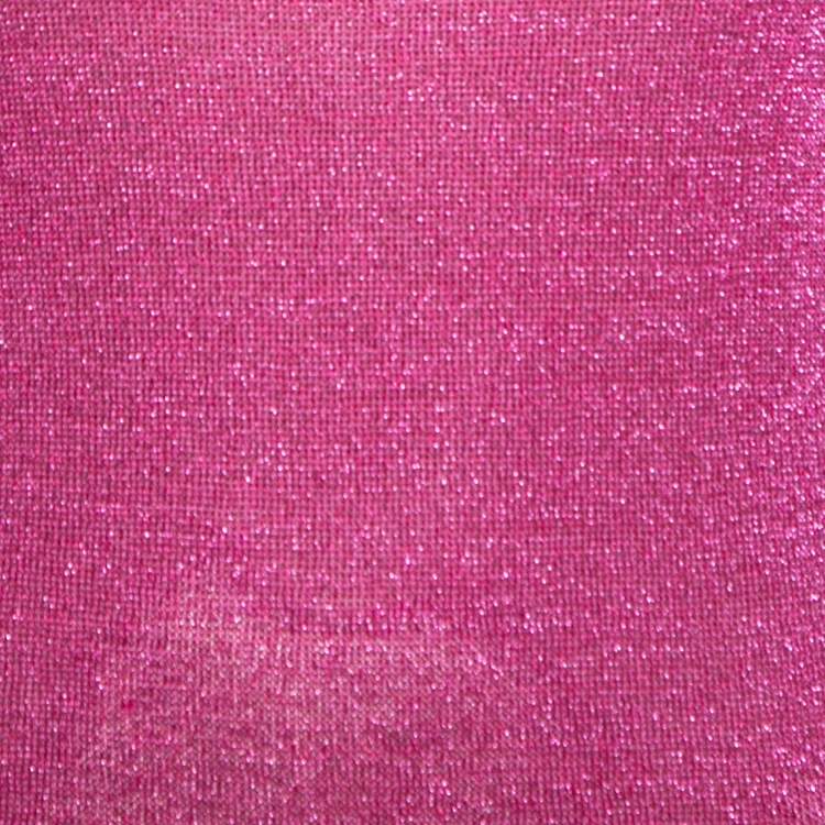 Pre Owned Missoni Pink Lurex Knit Short Sleeve Vanise Lamé Top S