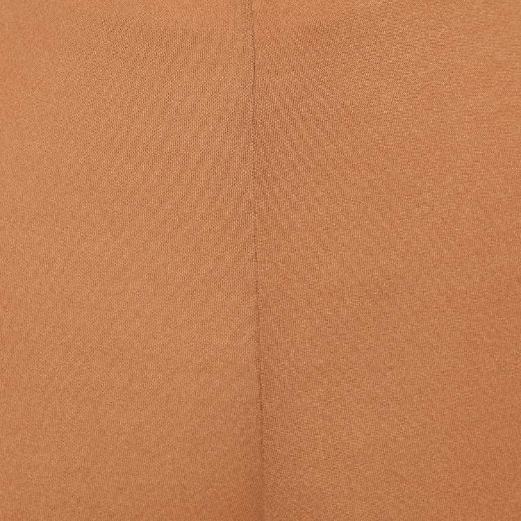 Pre Owned Missoni Light Brown Knit Parallel Pants M