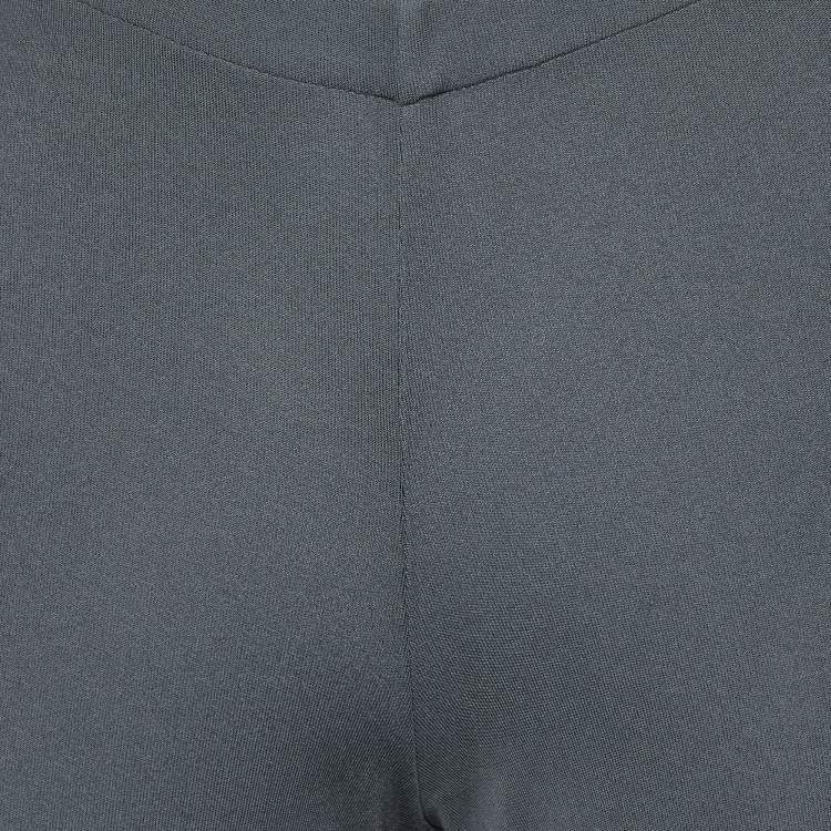 Pre Owned Missoni Grey Knit Straight Leg Pants M