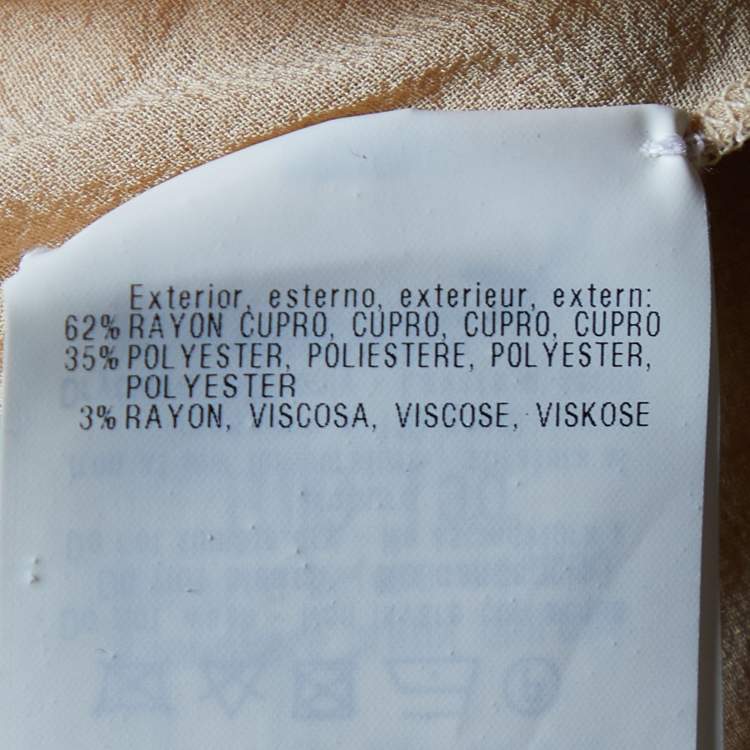 Pre Owned Missoni Silver Lurex Knit Straight Leg Pants M