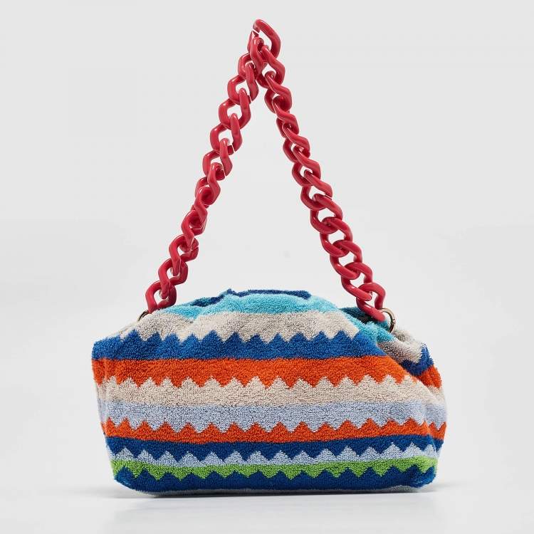 Pre Owned Missoni Multicolor Fabric Shoulder Bag