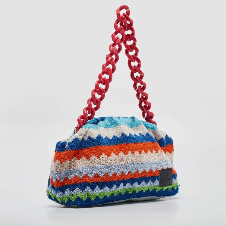Pre Owned Missoni Multicolor Fabric Shoulder Bag