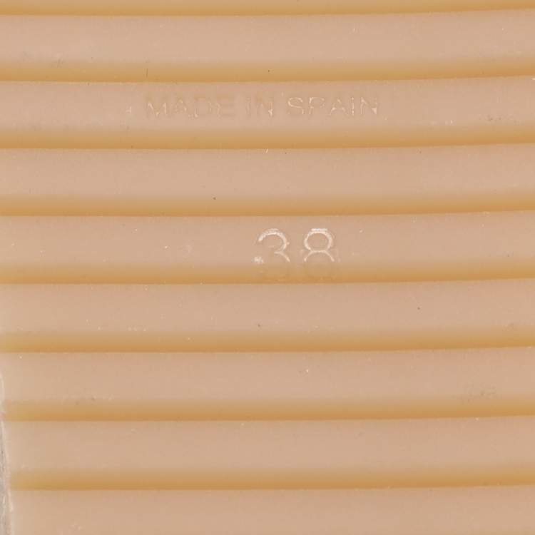 Pre Owned Missoni Multicolor Fabric Eva Wave Espadrilles Wedge Sandals Size 38