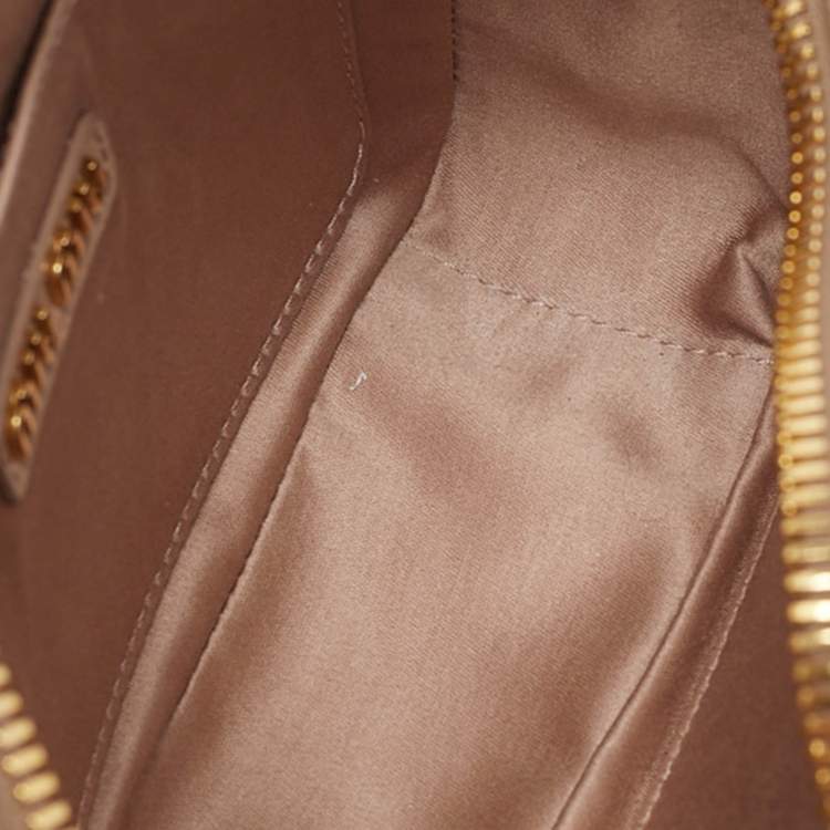 Pre Owned Miu Miu Beige Matelassé Leather Mini Arcadie Bag 