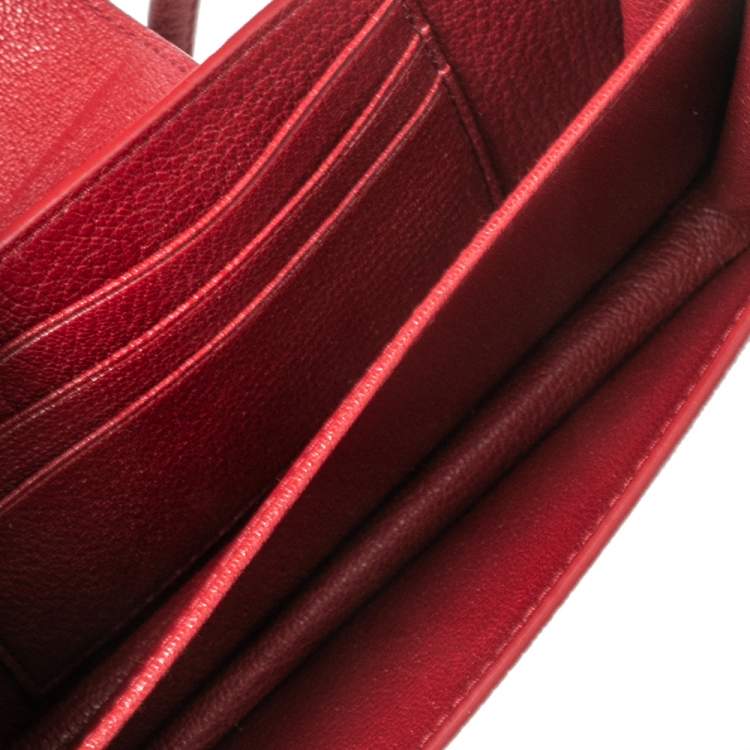 Pre Owned Miu Miu Burgundy Madras Leather and Snakeskin Clutch