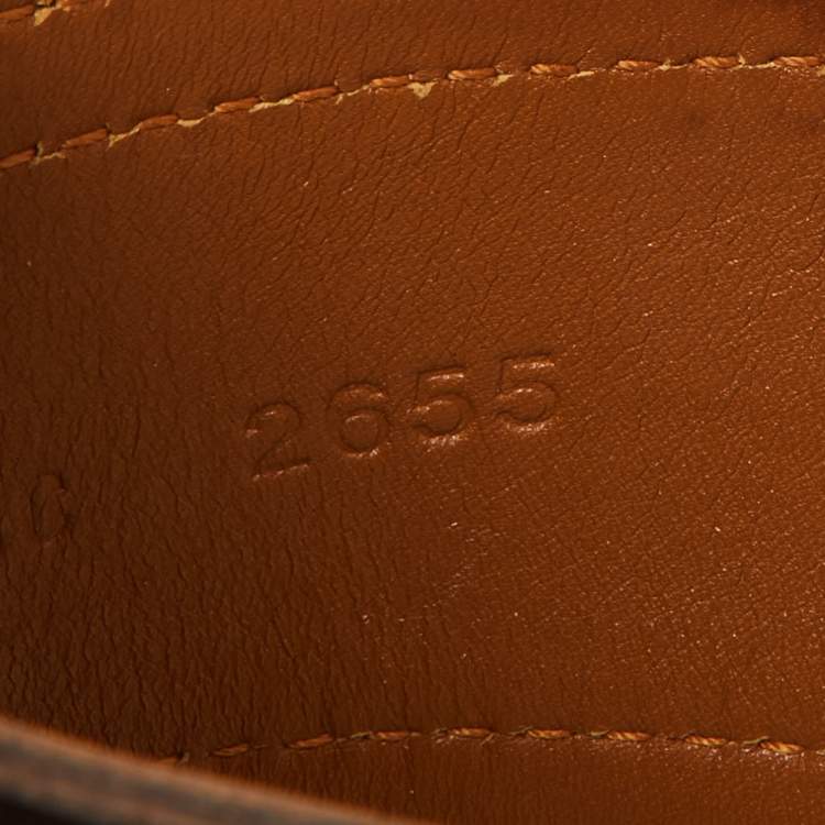 Pre Owned Miu Miu Brown Leather Wide Waist Buckle Belt 85CM
