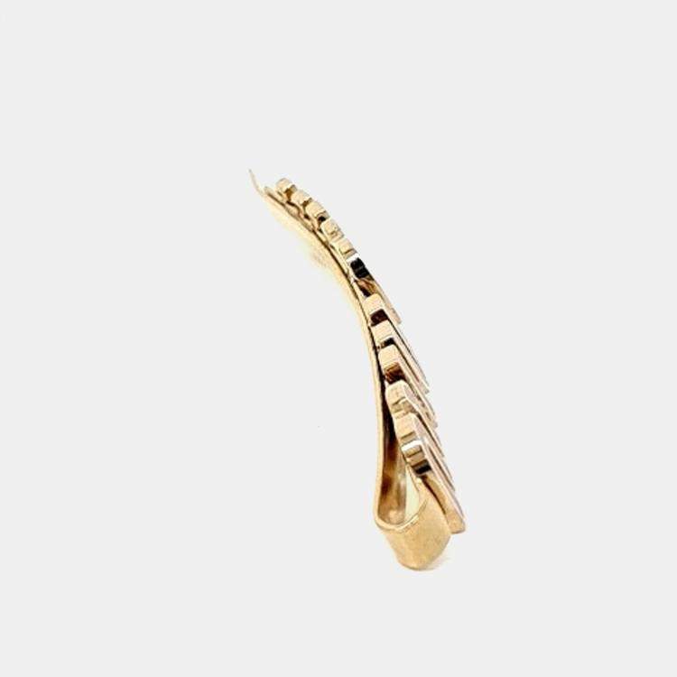 Pre Owned Miu Miu Gold/Red Hairpin