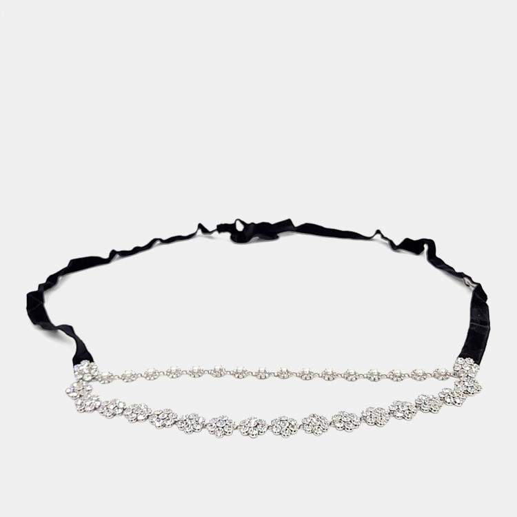Pre Owned Miu Miu crystal-embellished necklace