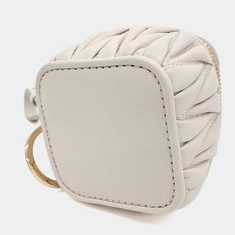 Pre Owned Miu Miu Matrasse Keychain and Bag Charm (5TL527)