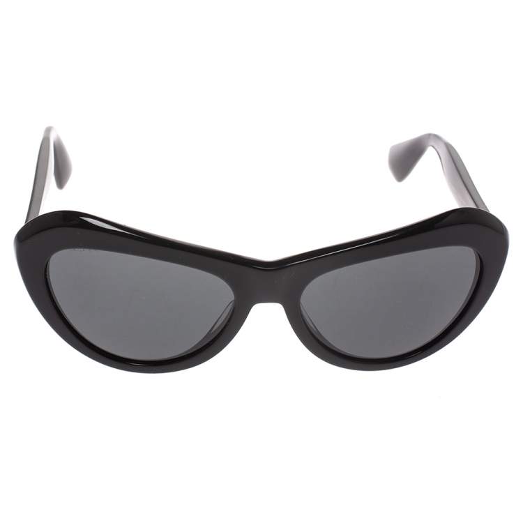 Pre Owned Miu Miu Black SMU01N Cateye Sunglasses