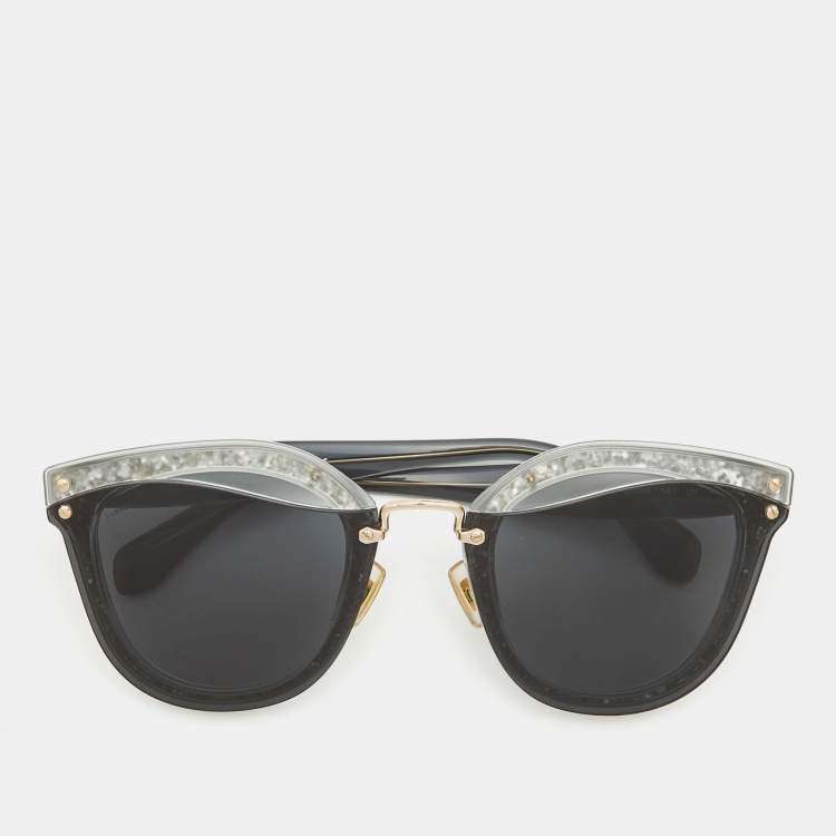 Miu miu store reveal glitter eyewear