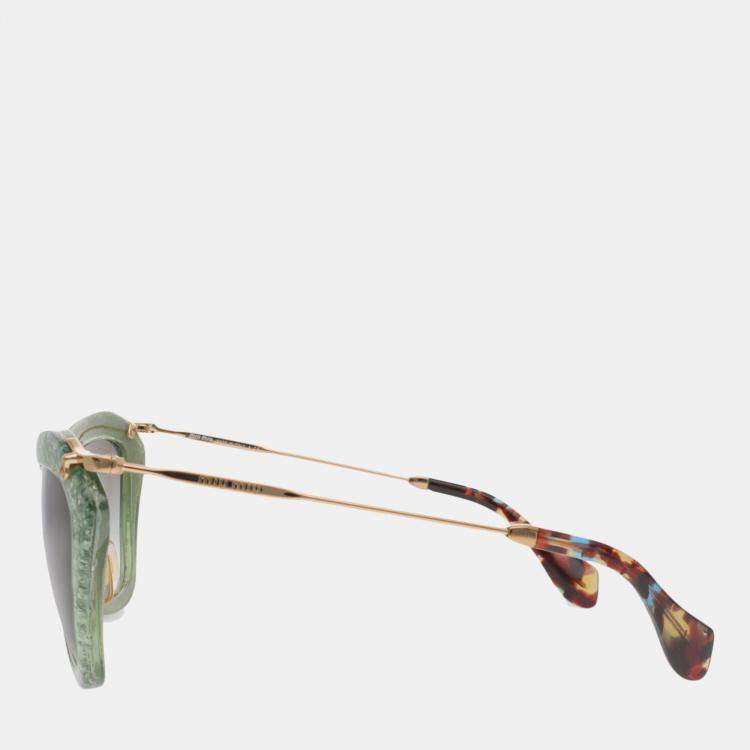 Miu miu hotsell green sunglasses