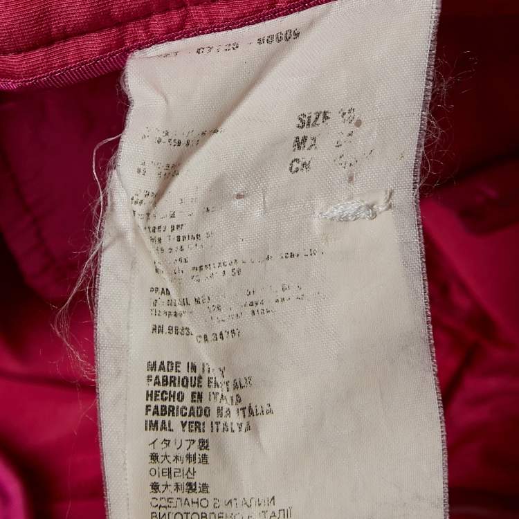 Pre Owned Miu Miu Pink Synthetic Pleated Shorts S