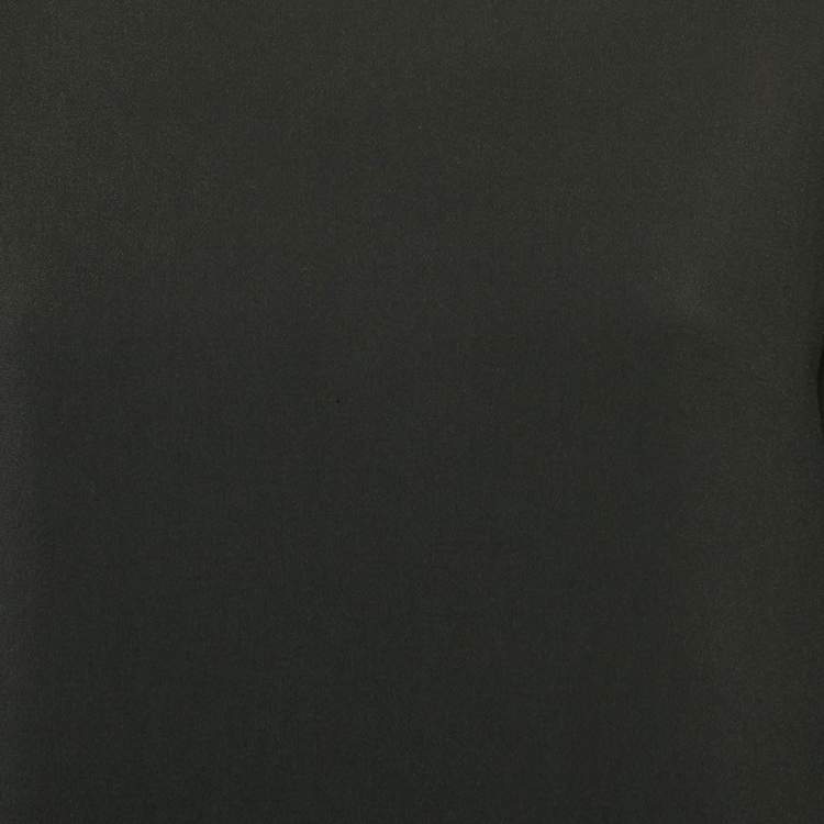 Pre Owned Miu Miu Black Crepe Long Sleeve Short Dress M