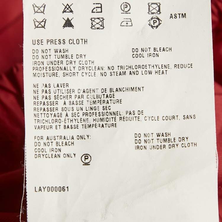 Pre Owned Miu Miu Red Synthetic Flared Mini Skirt M