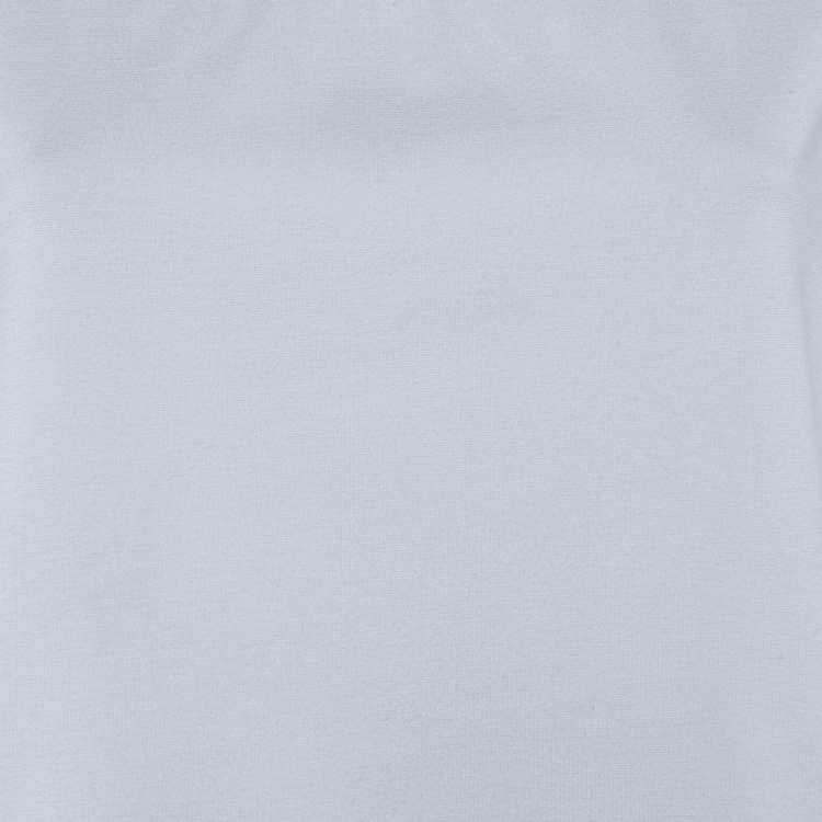 Pre Owned Miu Miu White Knit & Lace Top S