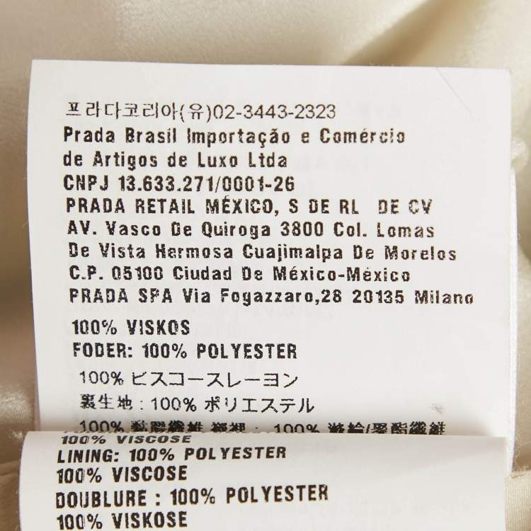 Pre Owned Miu Miu Blue Crepe Cut-Out Sleeve Mini Dress XS