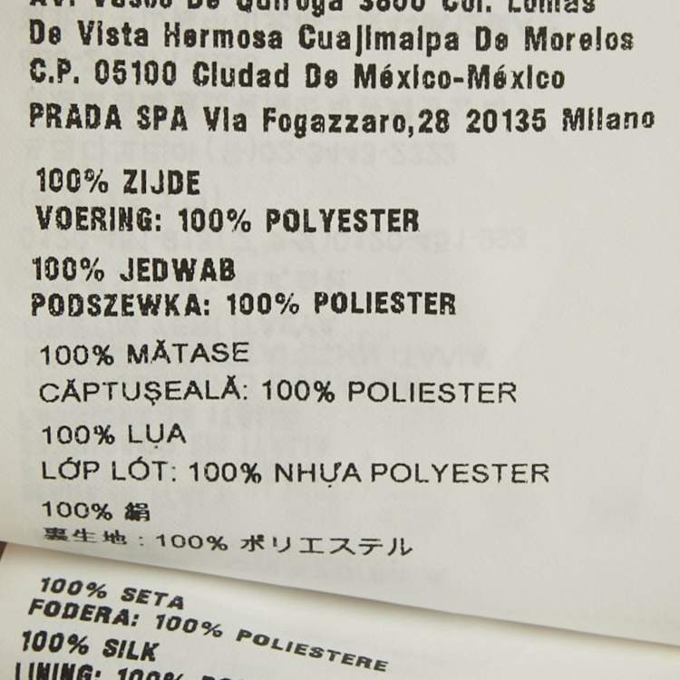 Pre Owned Miu Miu Cream Floral Print Silk Maxi Dress M