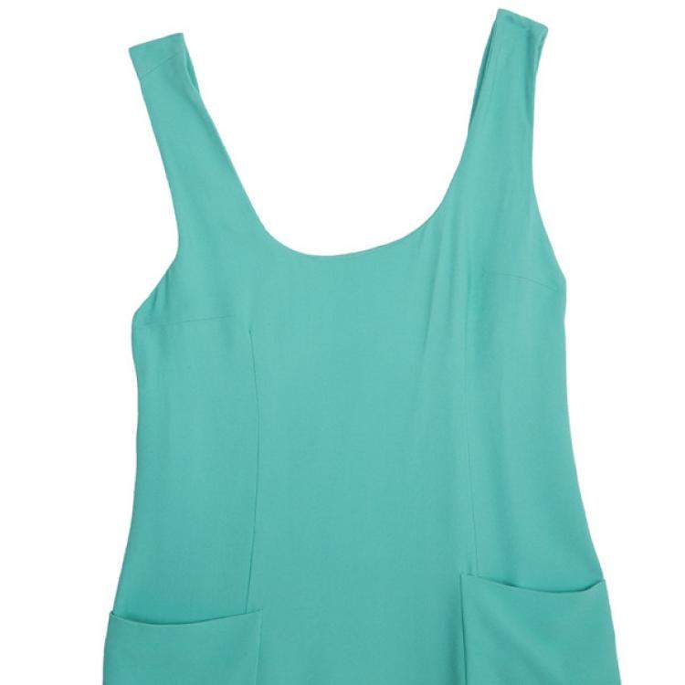 Pre Owned Miu Miu Mint Green Dress M