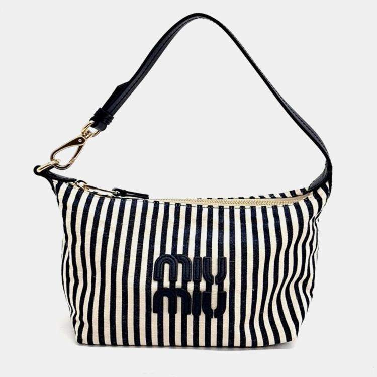 Miu Miu Spirit Fabric Mini Hobo Bag Miu Miu | The Luxury Closet