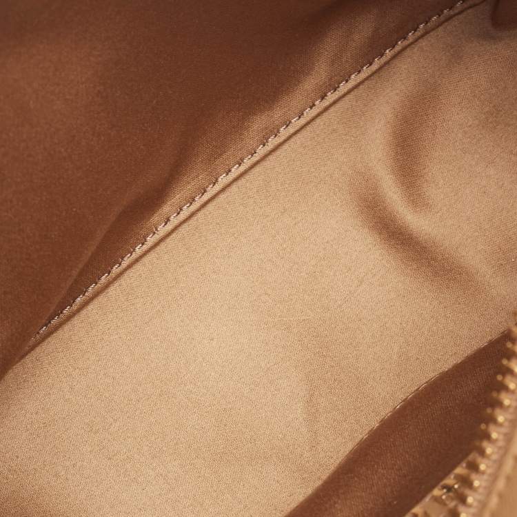 مملوكة مسبقًا Miu Miu Brown Matelassé Leather Arcadie Satchel