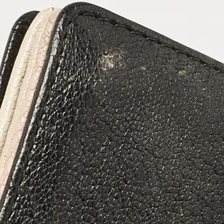 Pre Owned Miu Miu Multicolor Leather Accordion Card Holder