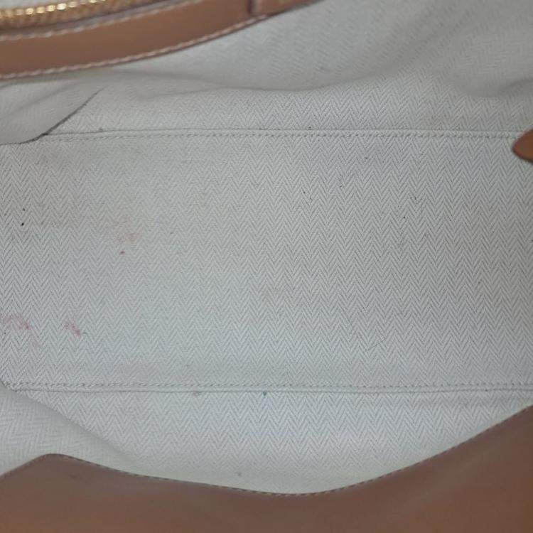 Pre Owned Miu Miu Brown Leather Shoulder Bag