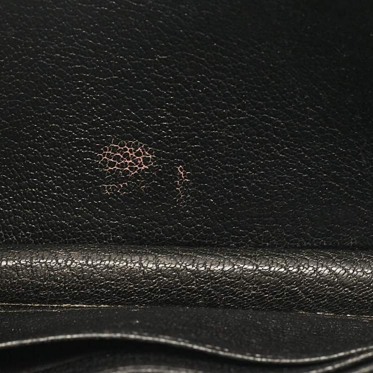 Pre Owned Miu Miu Beige/Black Lizard Embossed Leather Crossbody Bag