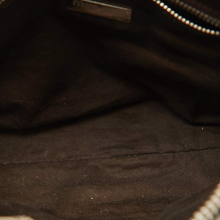 Pre Owned Miu Miu Green Alligator Zip Satchel