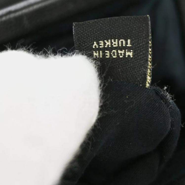 Pre Owned Miu Miu Black Leather Shoulder Bag