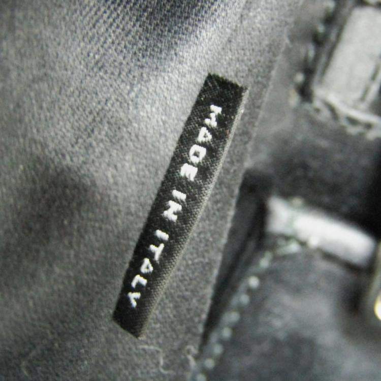 Pre Owned Miu Miu Black Nylon/Knit Cat Applique Backpack