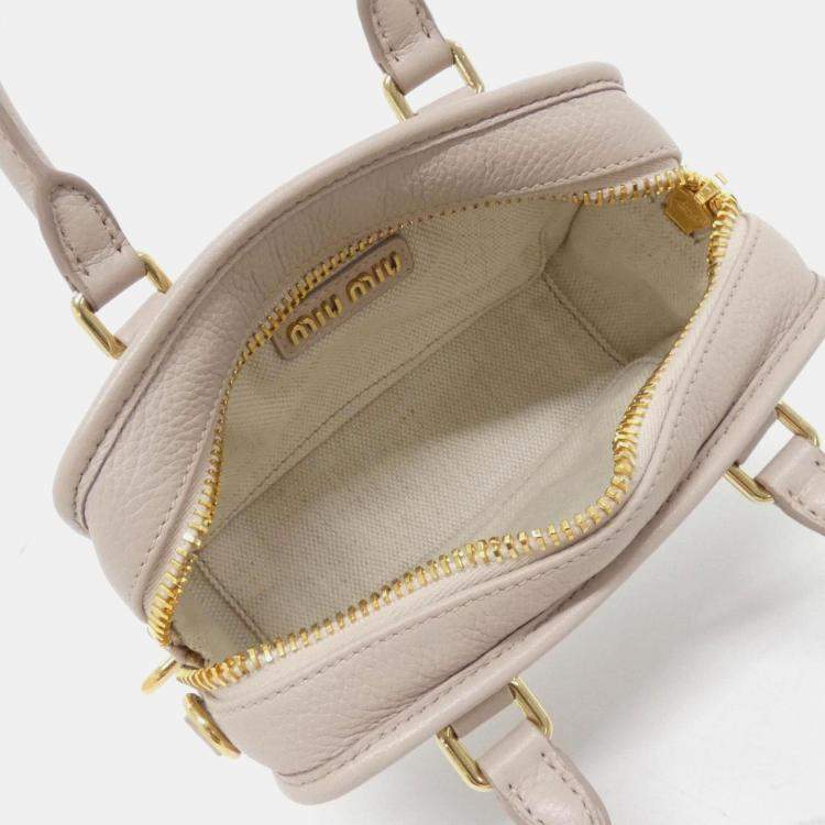 Pre Owned Miu Miu Beige Handbag