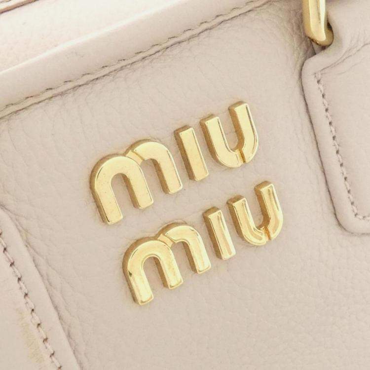 Pre Owned Miu Miu Beige Handbag