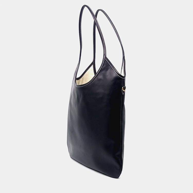 Pre Owned Miu Miu Black Leather Ivy Shoulder Bag