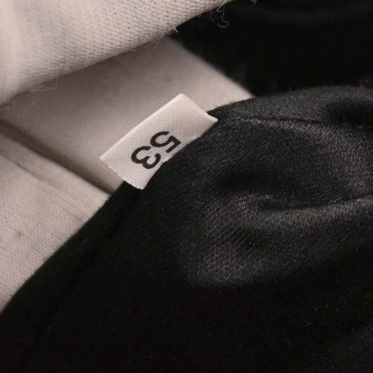 Pre Owned Miu Miu Navy Denim Biker Tote Bag