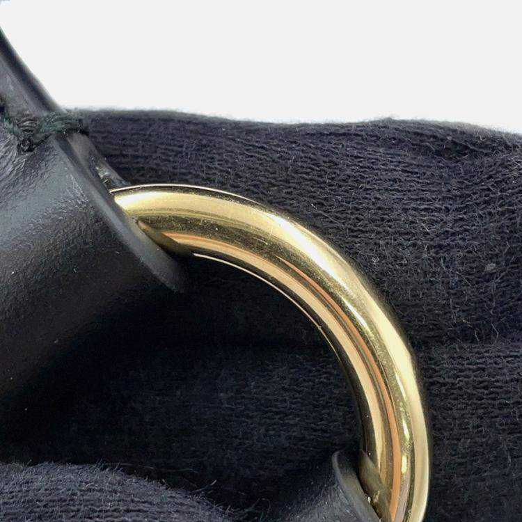 Pre Owned Miumiu Pocket Bag Black Nappa Leather