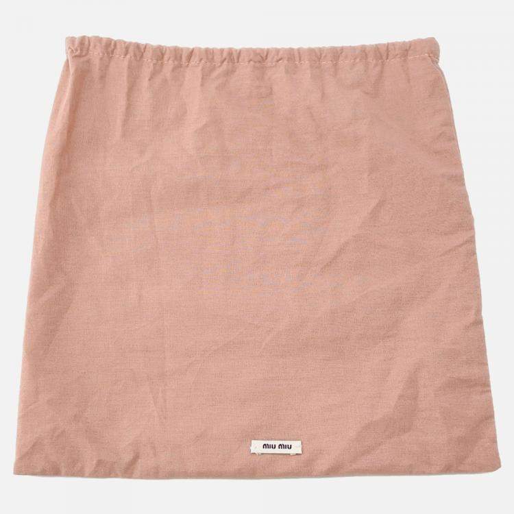 Pre Owned Miumiu Mini Bag Black Leather