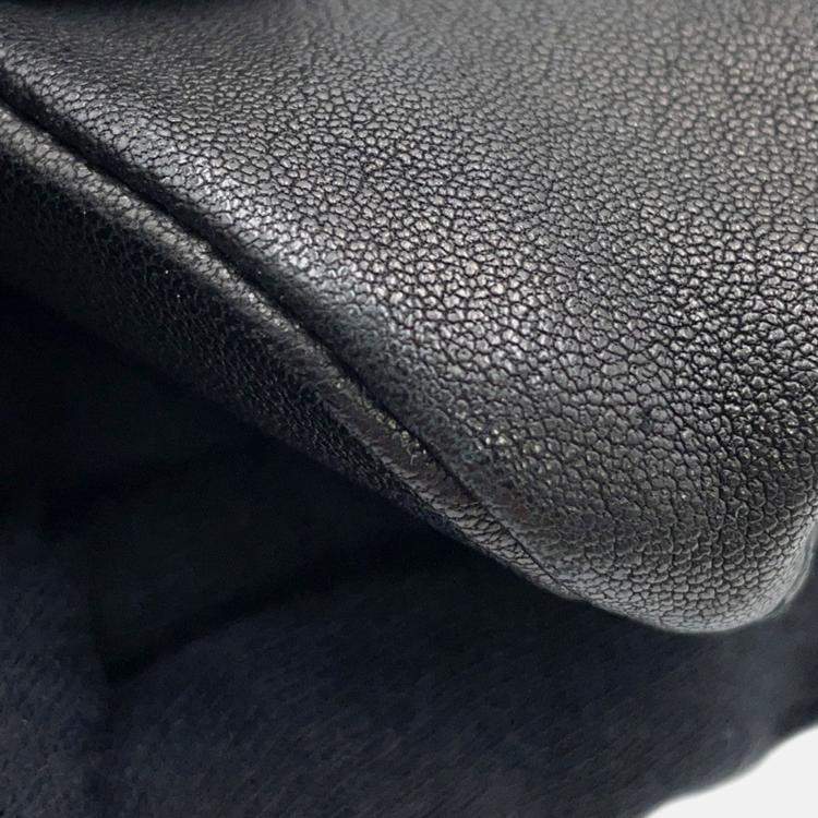 Pre Owned Miumiu Mini Bag Black Leather