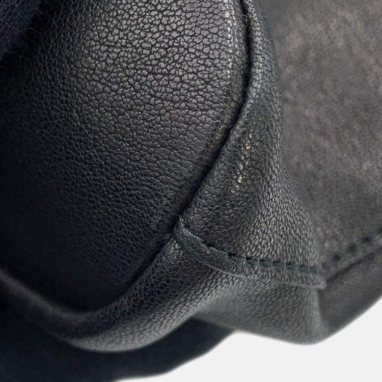 Pre Owned Miumiu Mini Bag Black Leather