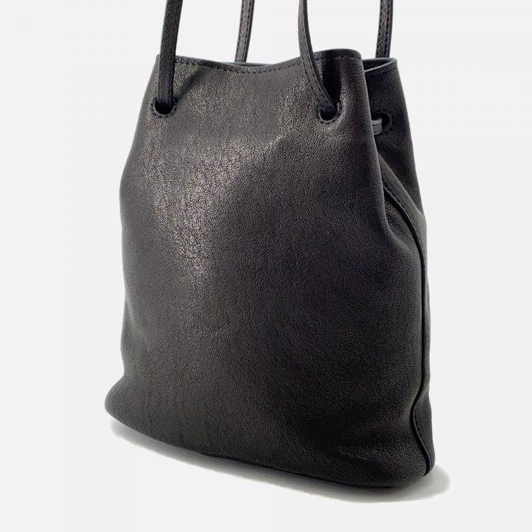 Pre Owned Miumiu Mini Bag Black Leather