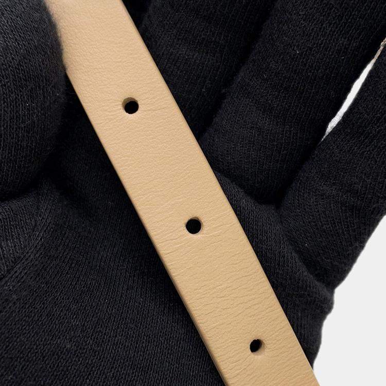 Pre Owned Miumiu Canvas2Wayhandbag Beige Cotton